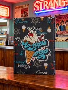 1 pieza Cuaderno, bloc de notas o diario con licencia oficial de Stranger Things, con diseños de Demogorgon y El Mundo del Revés, para tomar notas, coleccionable y regalo, de Netflix - A - Ver 9