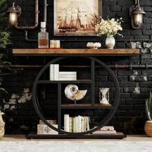 Sofa & Console Tables - Rustic Brown - View 6