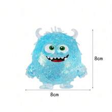 1/2/4/6个装迷你恶魔糖果挤压玩具，可爱恶魔挤压玩具，超柔软动物挤压玩具，缓解焦虑的恶魔挤压玩具 - 彩色 - 查看 4
