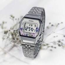 Đồng hồ Casio cổ điển hình vuông dành cho nam nữ, thiết kế tối giản, đeo hàng ngày LA680WA-4C - Một cỡ - Xem 3