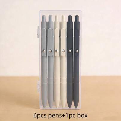 Bộ bút bi cao cấp màu đen 6/13 món, bao gồm (3 bút + 10 ruột bút + 1 hộp đựng bút) / (6 bút + 1 hộp đựng bút), viết trơn tru, cầm chắc tay, ngòi 0.5mm, thích hợp cho văn phòng, công việc, học tập, sử dụng hàng ngày và làm quà tặng.