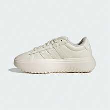 Adidas 女士 GRAND COURT PLATFORM 休闲低帮运动鞋 IH9111 - 米色 - 查看 2