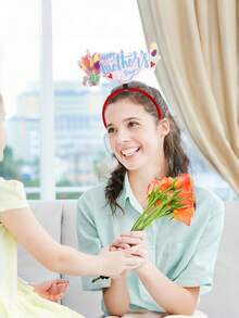 1件母亲节头饰，母亲节发带，节日派对装饰和发饰，女儿/儿子送给妈妈的装饰礼物，母亲节礼物，表达对母亲的感激和祝福的母亲节礼物，创意桌面装饰，适合节日装饰，营造节日氛围的装饰等。 - 多款 - 查看 6