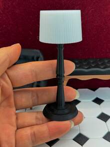 Lampu Lantai Miniatur Model Rumah Bercahaya dalam Gelap, Hiasan Lampu Meja, Model Lampu Malam Dekoratif Bergaya Vintage Eropa - MultiWarna - View 14