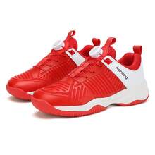 Women's Fencing Shoes With Anti Slip And Wear-Resistant Functions, Red And Blue Rotating Twist Buckle Design, Fencing Competition Training Shoes, Professional Fencing Sports Shoes - Red - View 7