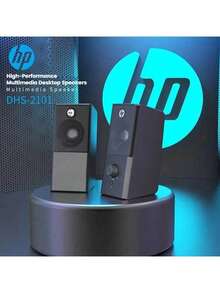 HP Haut-parleur de jeu RGB, haut-parleur USB pour ordinateur, caisson de basses, ordinateur de bureau, ordinateur portable, streamer universel, effet d'éclairage, jeu de bureau, audio et vidéo, artefact DHS-2101 noir - DHS-2101 Noir - Voir 7