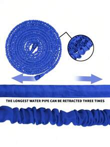 Heavy-Duty Flexible Expandable Garden Hose Water Hose With 3X Expansion Tech And Leak-Proof Fittings High Pressure Washer Nozzle Yard Daily Watering Tool Plant Supplies Gardening Supplies Outdoor Decor Garden Stuff Plant Stuff - A - View 9