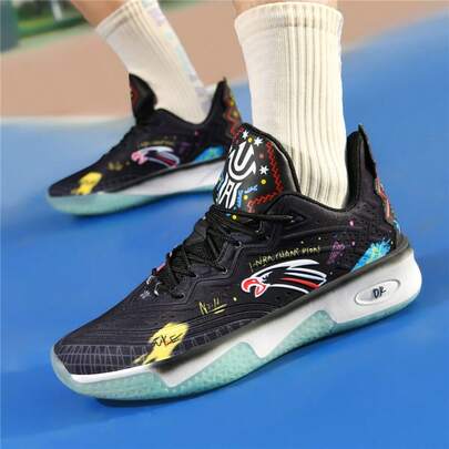 2026 New Spring/Summer Breathable Mesh Basketball Shoes, Versatile Fashion Casual Sneakers, Soft Sole Lightweight Basketball Shoes