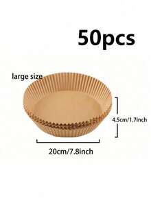 Air Fryer Parchment Paper, Baking Mat Liners For Oven, Grill And Air Fryer - Coffee Brown - View 13