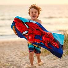 Cerdá SPIDERMAN 蜘蛛人超細纖維浴巾，男女童通用 – 柔軟、吸水性強、速乾，帶帽設計，適合兒童 – 沙灘、泳池、游泳、浴巾，輕便舒適，夏季披肩式浴巾，適合2-8歲兒童

⚫ 免費配送 ✅ 西班牙大陸地區24/48小時送達 - 選項5 - 查看 7
