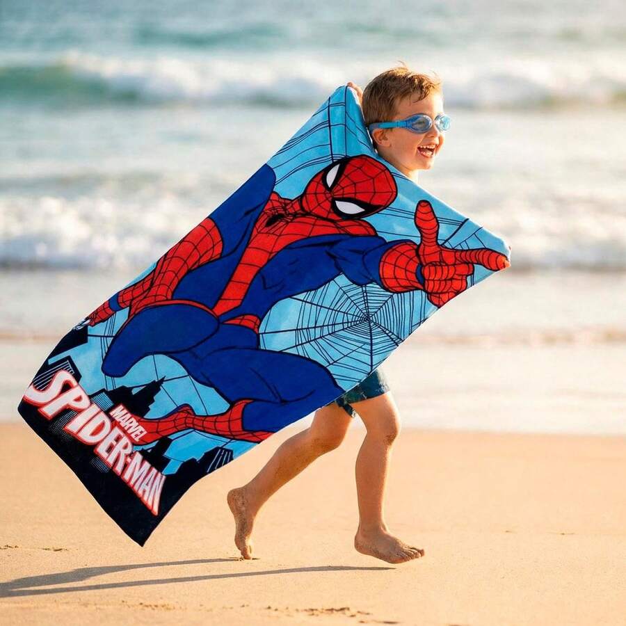 Cerdá SPIDERMAN Towel, Microfiber Poncho Avengers - Different Models Available - Opsi 8 - View 1