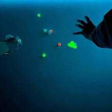 1/2/4/6个装发光天花板球、荧光球、粘性墙球、散装粘性荧光球 - 彩色 - 查看 3