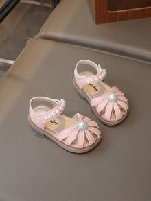 2026夏季新款女婴软底时尚凉鞋，防滑公主鞋（1双装） - 粉色 - 查看 3