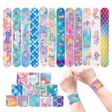 6/12/24件装美人鱼拍拍手环、腕带、PVC拍拍手环、手镯 - 查看 1