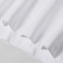 Camiseta de algodón para hombres y mujeres casual entretenimiento vacaciones regalo al aire libre cómodo y transpirable - Blanco - Ver 5