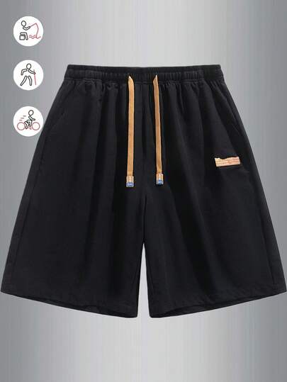 Quần short nam mùa hè kiểu dáng thường ngày, phù hợp cho các hoạt động thể thao và ngoài trời, có dây rút, túi và đường xẻ bên hông, rất thích hợp cho leo núi, đạp xe, chơi bóng rổ và là món quà lý tưởng cho bạn trai.