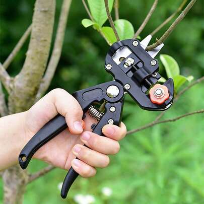 1 Bộ kéo ghép cây đa năng, dao ghép cây, dụng cụ ghép cây vườn, bộ dụng cụ ghép cây trong vườn