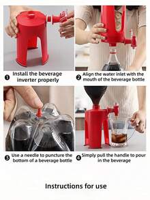 1pc Tabletop Water Dispenser Holder, Large Capacity Detachable Drinking Water Bottle Rack, Suitable For Living Room, Kitchen And Bathroom - Multicolor - View 7