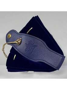 5 piezas/paquete Bolsas de regalo de terciopelo, Bolsas de regalo de terciopelo con asa de cuero, Bolsitas con cordón de terciopelo de alta gama para favores de boda, fiesta o cumpleaños - Multicolor - Ver 11