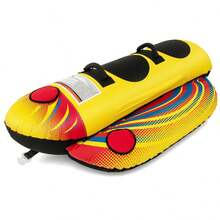 Yellow Inflatable Towable Tube Banana Boat For Boating,Inflatable Boat, Inflatable Floating Object, Rubber Boat - Yellow - View 6