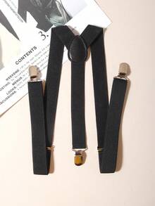 女士细肩带，2.5毫米Y型可调节弹力肩带，带金属夹扣 - A - 查看 6