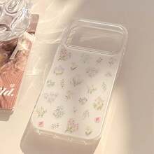 Ốp điện thoại họa tiết hoa Kavenfort, phù hợp với 17 Pro Max, 16, 15, 13, 12. Đẹp, độc đáo, ngọt ngào, nữ tính, tươi mới, cá tính, phong cách . - trắng - Xem 11