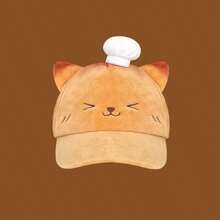 1 件装 独特小众设计 可爱烤小猫厨师帽 女士新款棒球帽 甜美百搭 显瘦小棒球帽 - 多色 - 查看 12