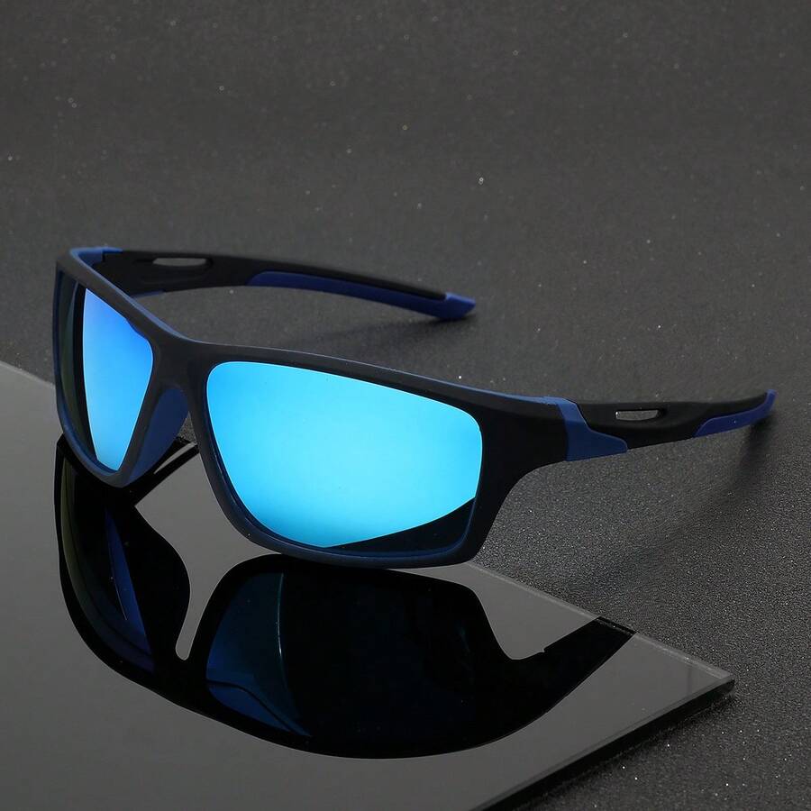 Polarized Sports Cycling Driving Hiking Outdoor Activities Lightweight Comfortable Fit Unisex Fashion Eyewear Men And Women ZLJG - 茶框茶片 - 查看 1