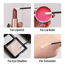 100支一次性唇刷、唇彩涂抹器、睫毛膏刷、化妆工具 - 查看 10