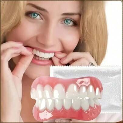 Unisex Confident Smile Cosmetic Teeth Veneers, Perfect Gift Choice For Him And Her
