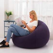 Bộ bàn ghế sân vườn gồm 1 ghế sofa hơi cỡ lớn, được làm từ chất liệu PVC bền chắc, phù hợp cho cả không gian sống trong nhà và ngoài trời, dễ dàng di chuyển và gấp gọn để cất giữ, có thể sử dụng cho các buổi dã ngoại ngoài trời và cắm trại. - ghế sofa bơm hơi phủ nhung - Xem 3