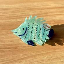 Neue Ozean-Serie Kissing Fish geformte Azetat Haarklammer, Haarklammer Haarspange Haraccessoires für Frauen - Verschiedenfarbig - Übersicht 17