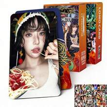 KPOP LE SSER Pasta 不同款式 LOMO 卡片、全息贴纸、高清照片卡、粉丝周边、专辑、演唱会周边、圣诞礼物、小礼物、收藏品、装饰品 - 彩色 - 查看 3