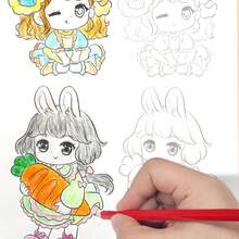 Vẽ phác thảo hoạt hình cơ bản, đồ lại nhân vật anime, phiên bản Q-Version phong cách cổ điển, nhân vật nam hoạt hình, xe tăng cơ khí, súng, vẽ cơ bản về robot. - Mảnh duy nhất - Xem 7