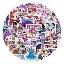 Bộ 55 miếng dán trang trí chủ đề nhóm nhạc nữ K-POP - Hình ảnh sống động các thành viên, cảnh biểu diễn trên sân khấu và thiết kế logo nhóm, nhiều kiểu chữ Q và kiểu chữ thực tế, bảng màu đa dạng. - Nhiều màu - Xem 1