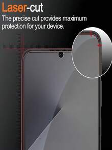 3片装隐私水凝胶膜，防爆、防刮、防窥手机屏幕保护膜，兼容三星Galaxy Z Flip 7/6/5/4/3 5G，办公室/地铁隐私保护，划痕自动修复，易于安装的保护膜 - 無色 - 查看 9