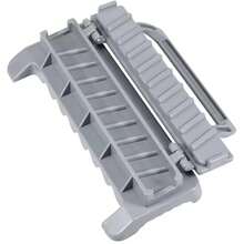 Máy làm kebab bằng nhựa, máy ép kebab cầm tay, khuôn kebab lớn tái sử dụng, dụng cụ nướng thịt, xiên nướng chuyên dụng cho đầu bếp tại gia. - Xám - Xem 7