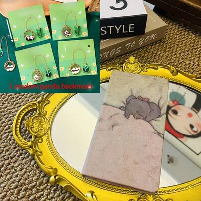 196-Page Charming Elephant Design Notebook, Thick Paper Suitable For Office, Travel, And As A Gift For Educators, Students, And Animal Lovers