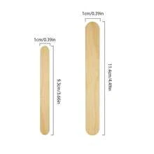 50/100 que kem gỗ bạch dương dùng một lần, thích hợp để làm kem tại nhà vào mùa hè, cũng có thể dùng làm vật liệu làm mô hình bằng gỗ. - Nhiều màu - Xem 2