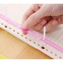 10pcs Double Ring Binder Clips, Office File Organizer Notebook, Suitable For Student Exam Papers And Document Management, Applicable For Office And School Use - Sets - View 3