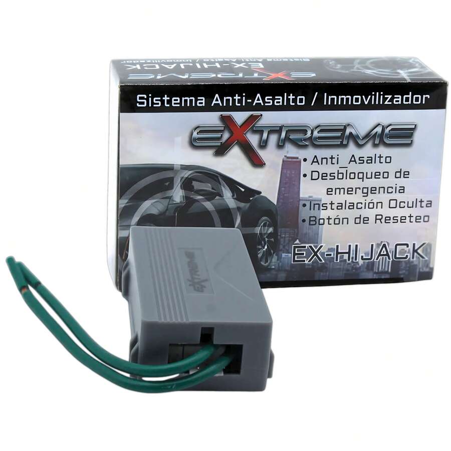Inmovilizador anti asalto Extreme EXHIJACK Bloqueo de Motor accesorios para carro Producto de calidad Diseño moderno Uso diario Perfecto para regalo Duradero - A - Ver 1