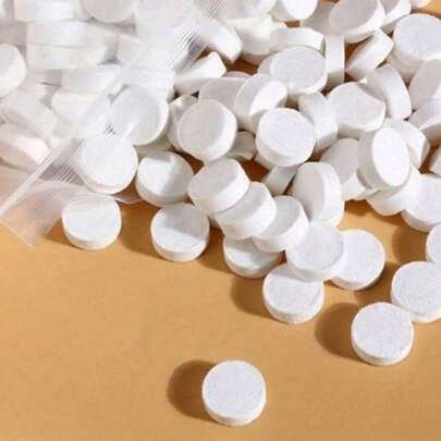 100 Khăn nén, Khăn mặt dùng một lần dung tích lớn, đóng gói trong suốt, dày dặn, mềm mại, khăn tẩy trang tiện dụng, đồ dùng du lịch nhẹ nhàng cho leo núi, cắm trại, dã ngoại, quà tặng Giáng sinh và ngày lễ bán chạy.