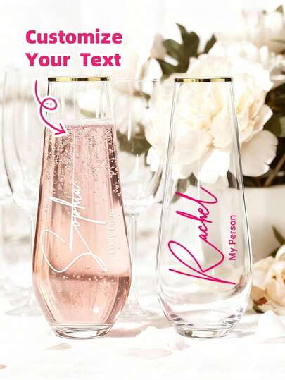 1-8 sztuk personalizowanych etykiet imiennych, personalizowanych naklejek, naklejek z imieniem, naklejek z datą, prezentów DIY, naklejek z odręcznym napisem, naklejek ślubnych, personalizowanych brokatowych naklejek imiennych, naklejek na prezenty, personalizowanych holograficznych naklejek imiennych. Nadaje się do szklanych kubków, kubków, bułek, balonów, butelek na wodę itp.