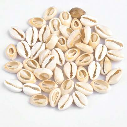 20 ou 40 Buzios Natural Cortado Para Artesanato 18 A 20mm Pulseira Colar Brinco