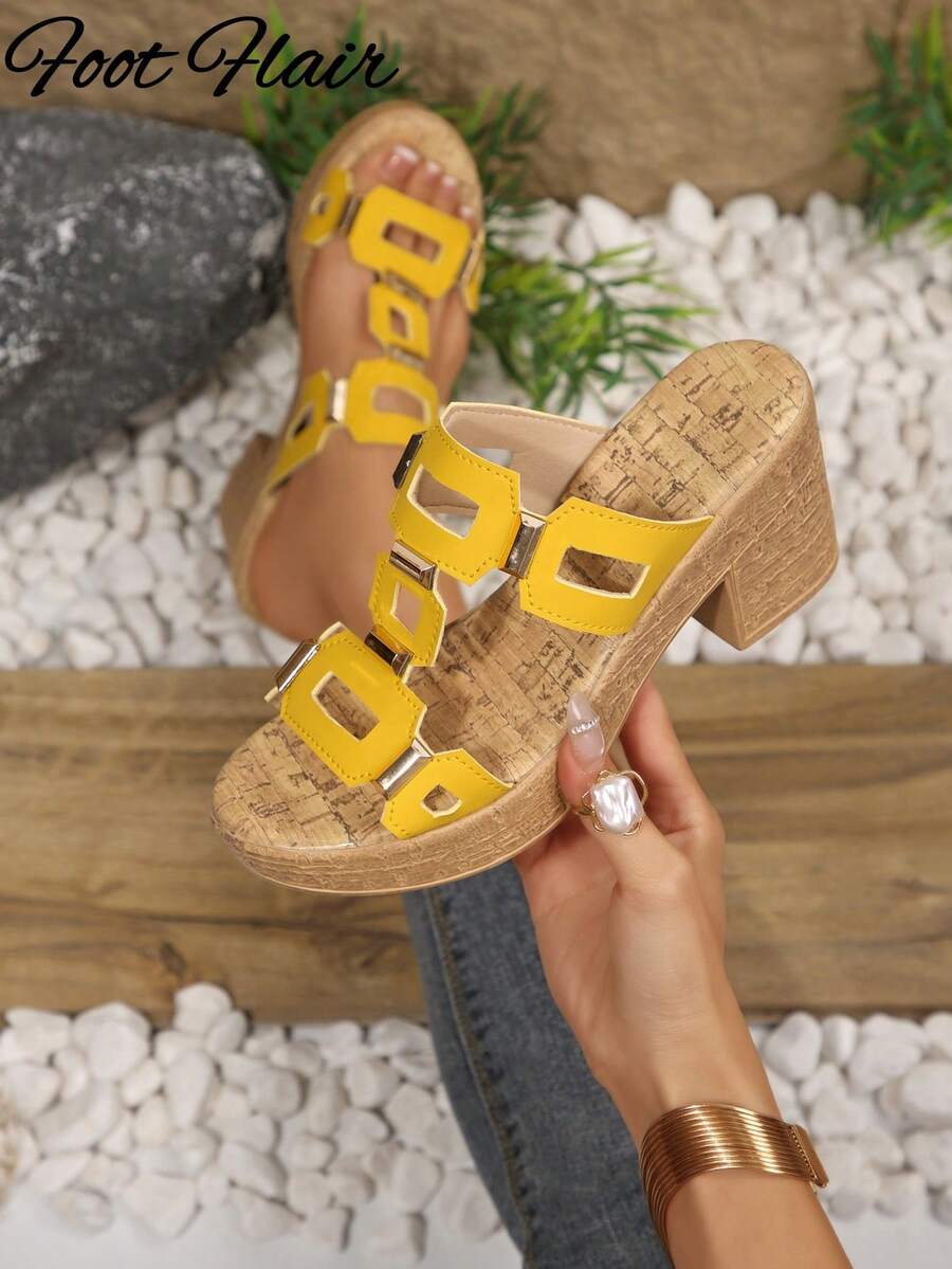 Giày sandal cao gót nữ kiểu retro, họa tiết hình học, phong cách bohemian cổ điển, chất liệu da PU, đính đinh tán, phù hợp cho đám cưới, tiệc tùng, kỳ nghỉ, mùa hè và các dịp khác.