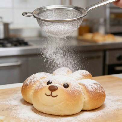 1/2/3 cái rây lọc lưới mịn bằng thép không gỉ có tay cầm - Dụng cụ nhà bếp để rây và lọc bột mì và đường bột