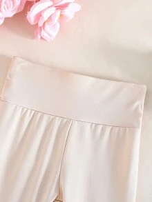 Set de 3 pantalones casuales y lindos para niñas bebé, en múltiples colores - Multicolor - Ver 7