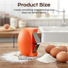 1pc Stainless Steel Egg Separator, Multifunctional Egg Beater, Suitable For Raw And Cooked Eggs, Handheld Kitchen Tool, Easy To Separate Egg Yolk And Egg White - Multicolor - View 7