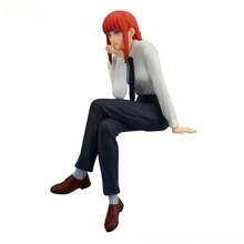 玛奇玛手办，控制恶魔坐在椅子上的动漫手办，粉丝收藏模型雕像。 - 彩色 - 查看 5