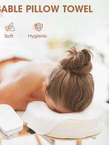 10pcs/20pcs/100pcs Disposable Soft Non-Stick Face Covers, Suitable For Massage Bed/Chair, Beauty Salon, Eyelash Extension, Beauty Tools - Multicolor - View 3